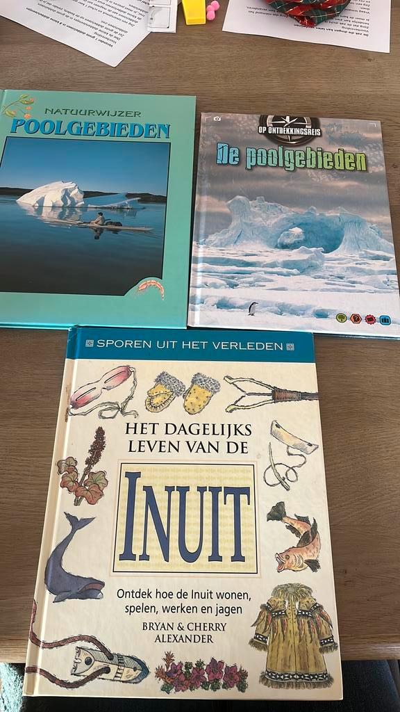 Informatieboeken inuit en poolgebieden