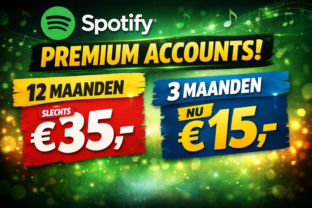 Spotify accounts goedkoop
