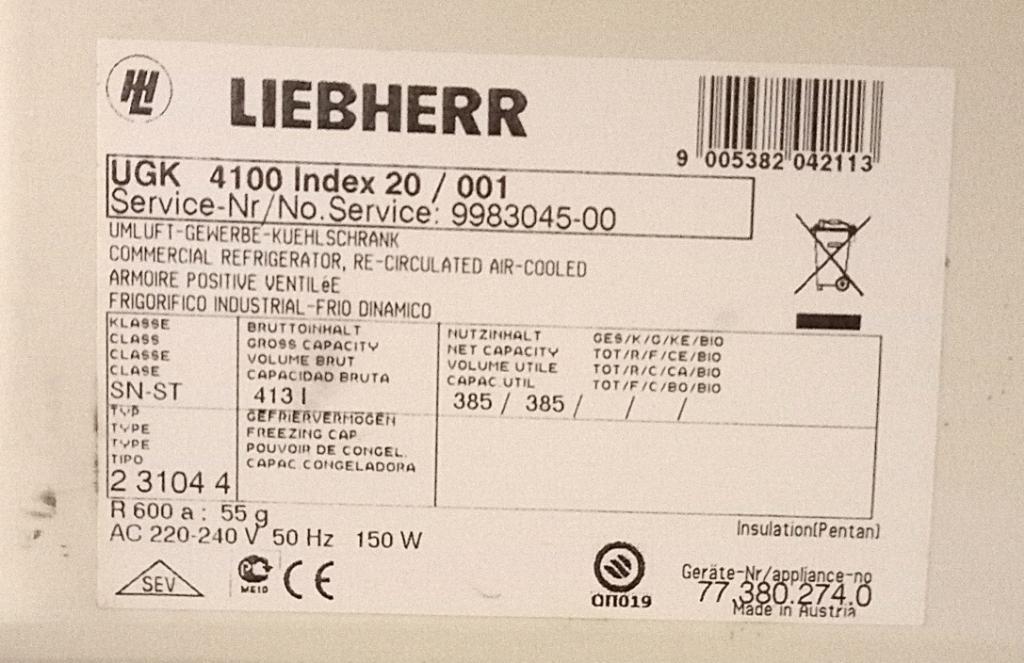 Liebherr koelkast