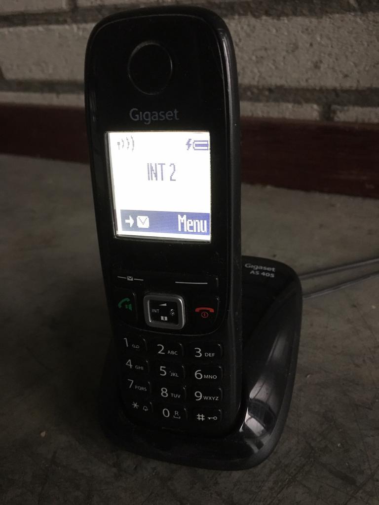 Draadloze thuis telefoon