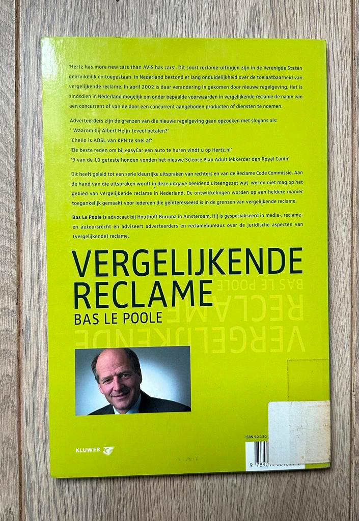 R.S. le Poole - Vergelijkende reclame