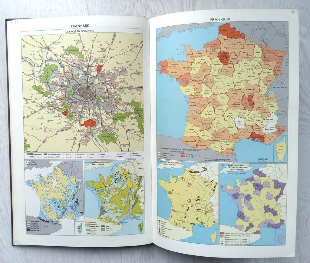 De grote bosatlas. 1968. In goede staat.