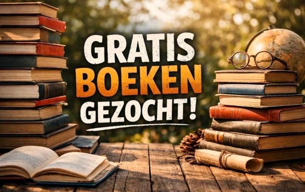 Gratis boeken gezocht - Ik haal ze op!