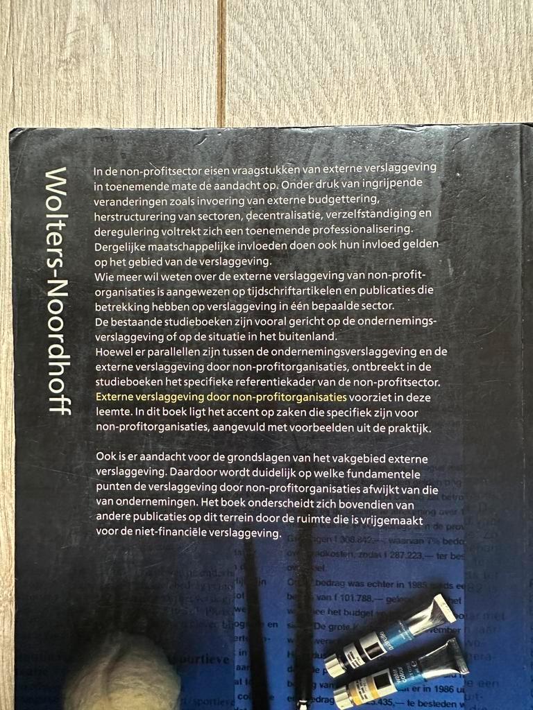 Externe verslaglegging door non-profit organisaties