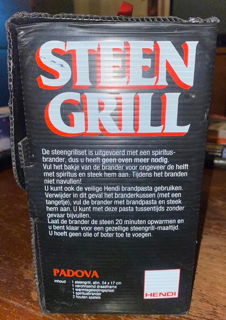 Hendi Steengrill Padova - Nieuw in doos!