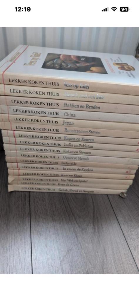 Complete verzameling van ''Lekker Koken Thuis'' serie. Gratis