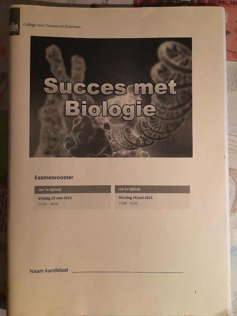 Biologie VWO examentraining