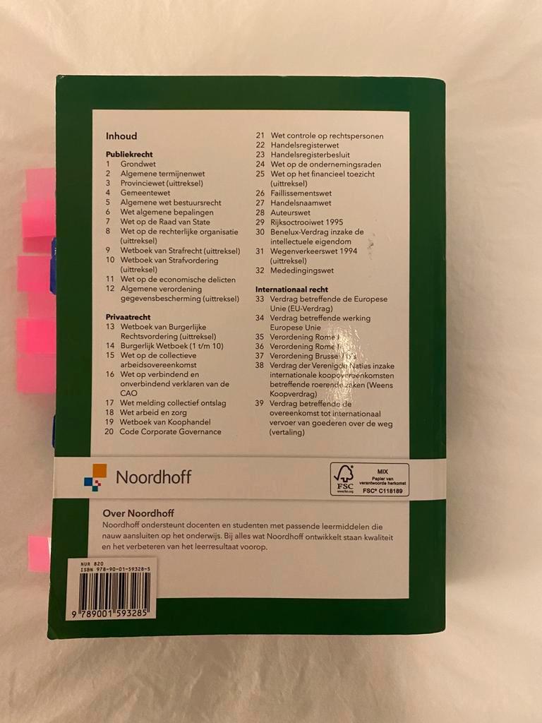 Redactieraad - Wetteksten Hoger Onderwijs 2020-2021