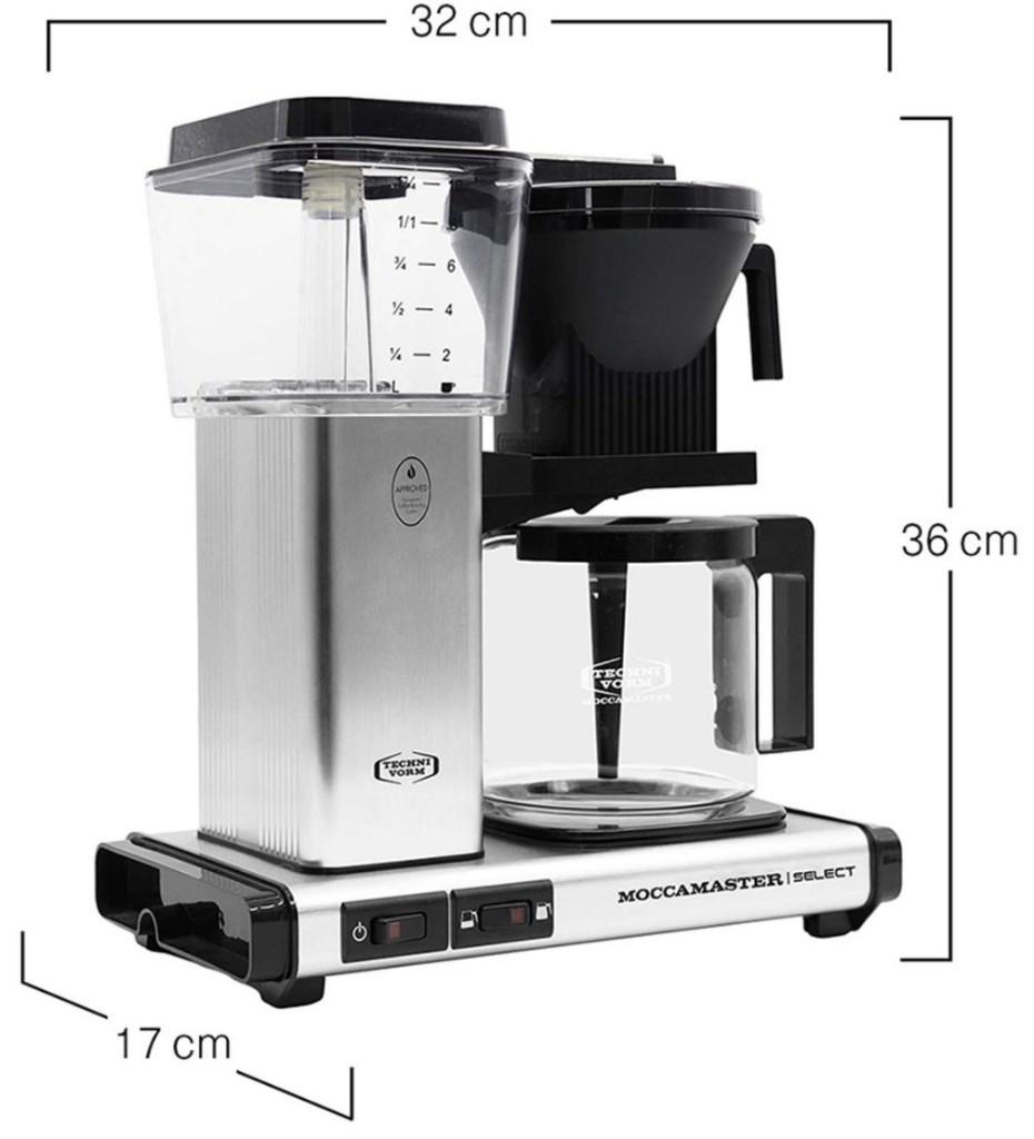 Moccamaster Technivorm DE Brushed 53979 Uitverkocht