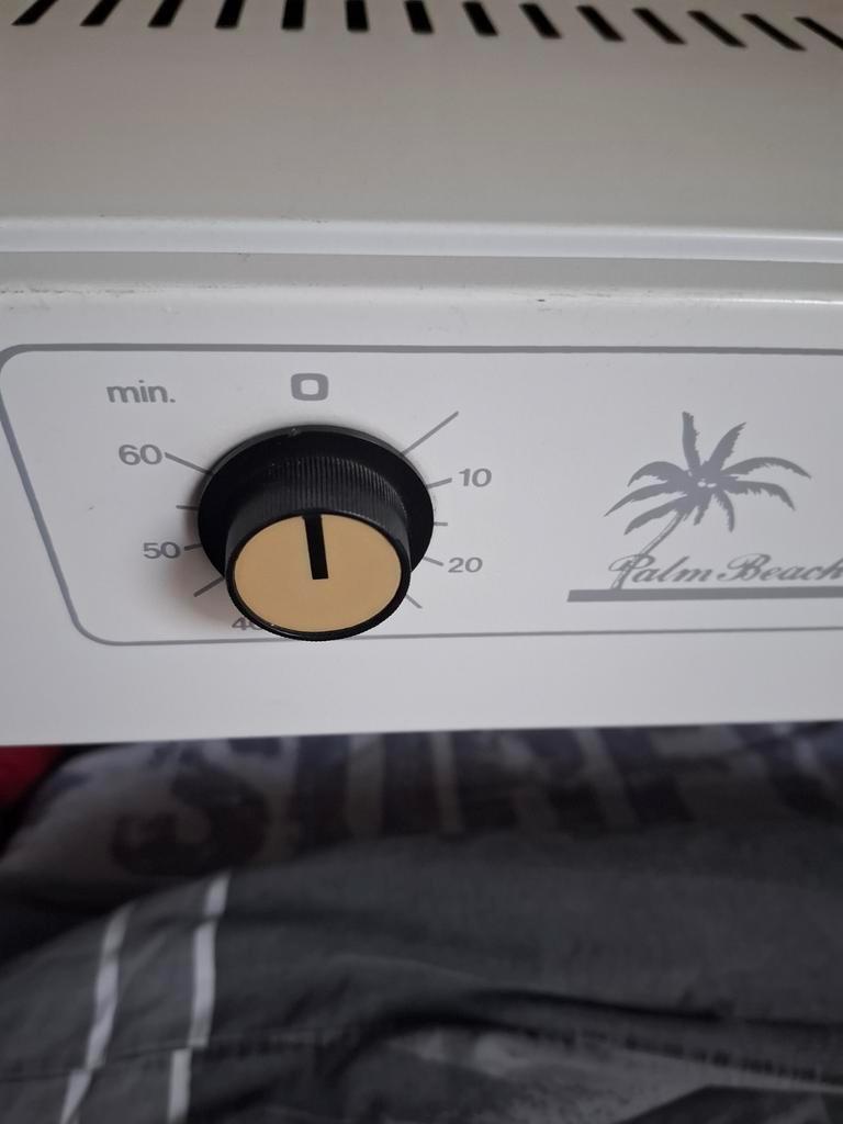 Opklapbare zonnehemel - werkende lampen