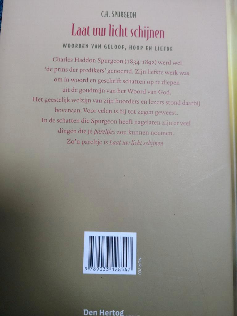 C.H. Spurgeon - Laat uw licht schijnen