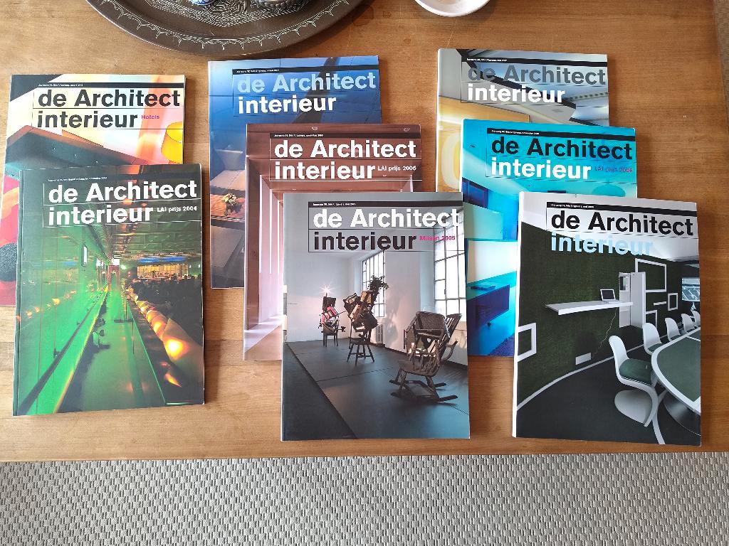 De Architect interieur tijdschriften