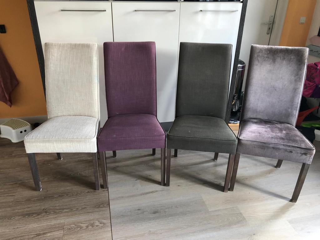 Set van 7 eetkamerstoelen