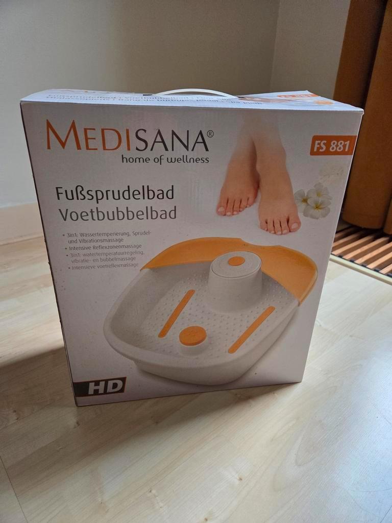 Medisana voetenbubbelbad nieuw