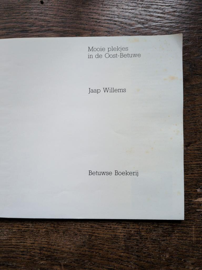 Gratis boek: Mooie plekjes in de Oost-Betuwe - Jaap Willems