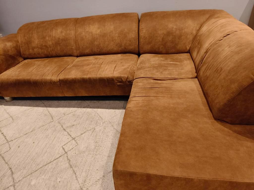 Mooie bruine hoekbank