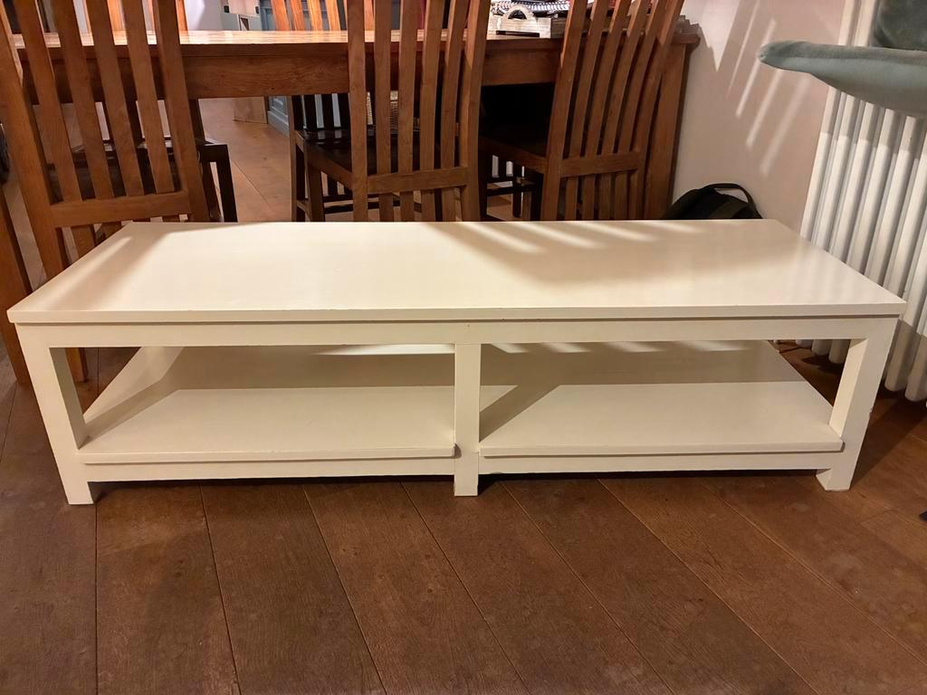 Gratis af te halen: TVmeubel (wit/hout/open)