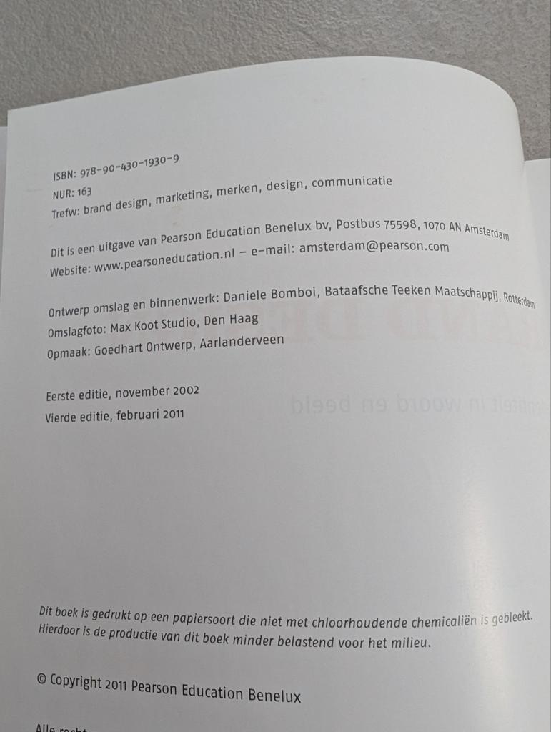 Brand Design. Merkidentiteit in woord en beeld - Ruud Boer