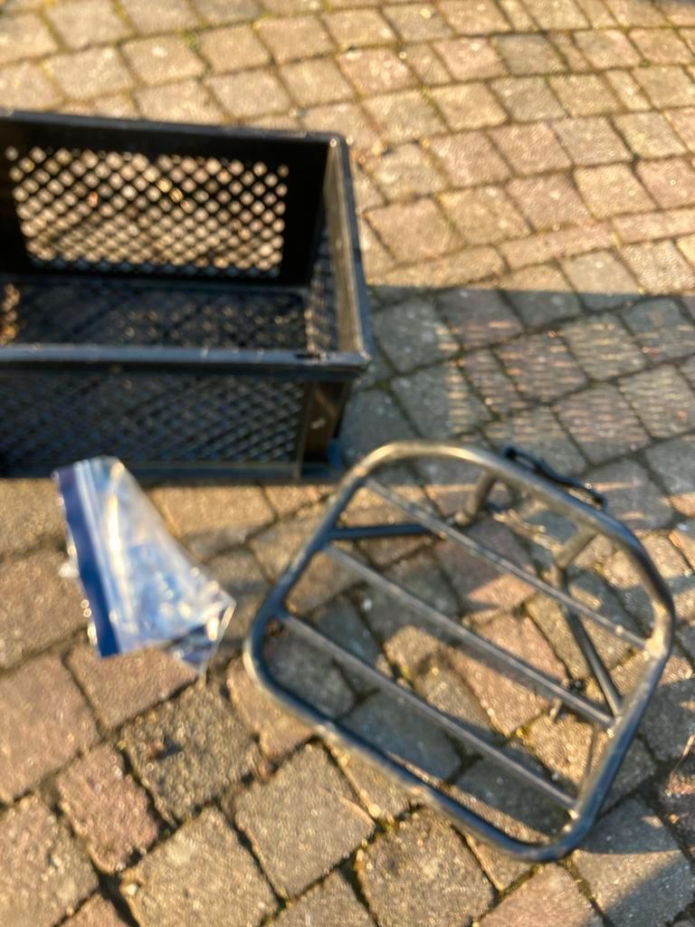 Fietskrat + Fiets Krat Houder