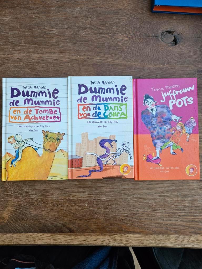 Tosca Menten - Dummie de Mummie + Jufrouw Pots - 3 Boeken