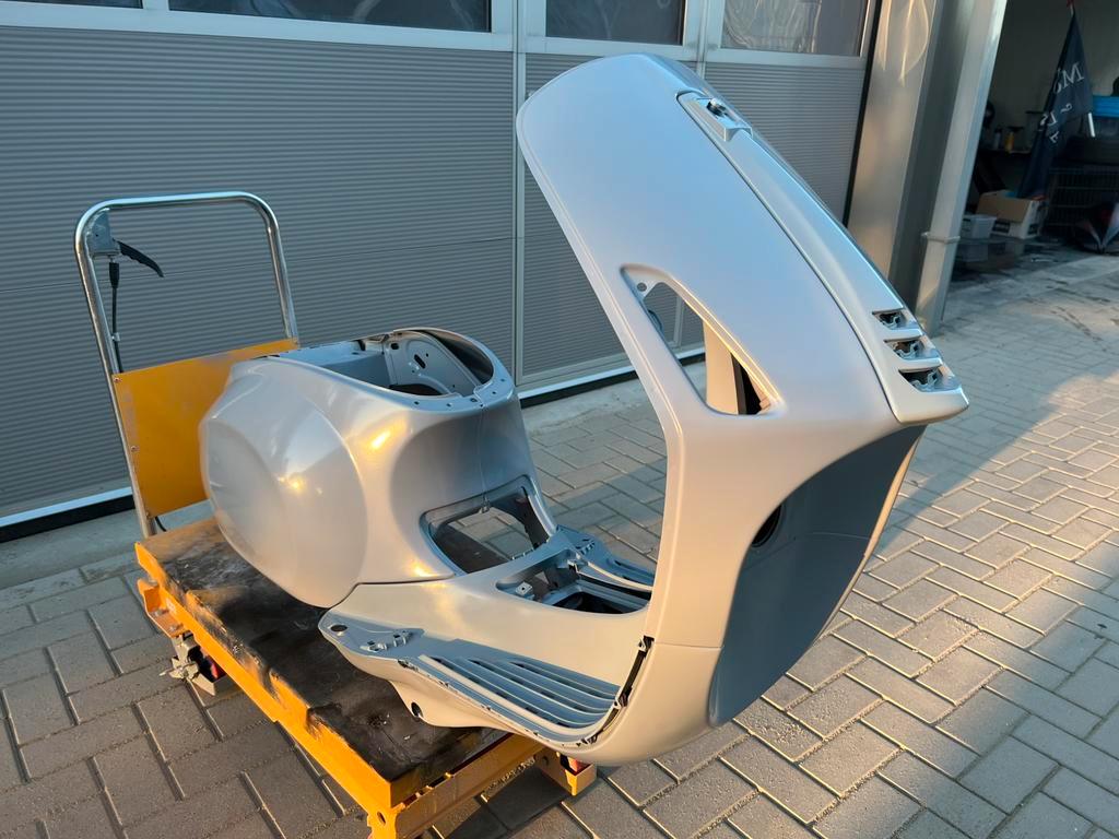 Scooter onderdelen poedercoaten