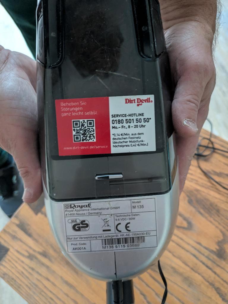 Dirt devil kruimeldief