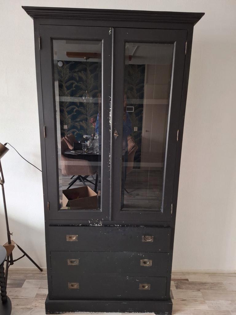 Buffetkast zwart (geverfd)