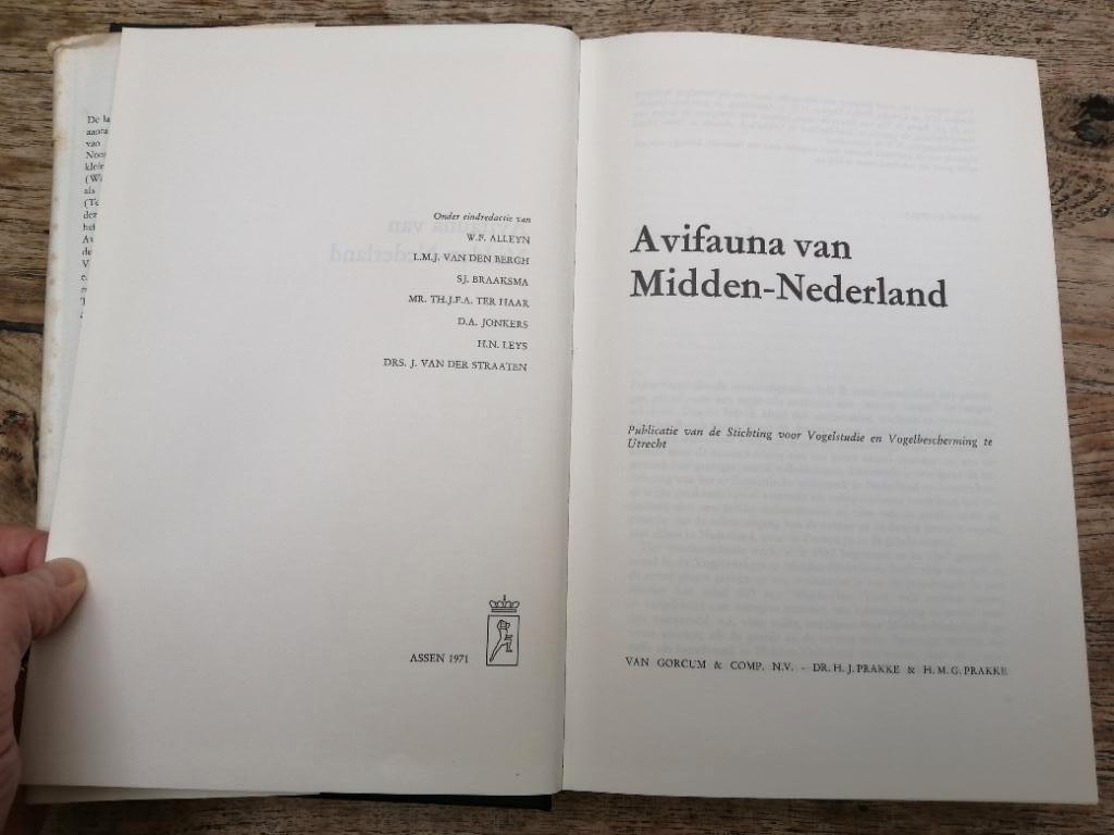 Boek Avifauna van Midden-Nederland