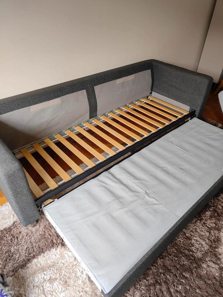 Gratis Ikea Landskrona 3-zits slaapbank - donkergrijs