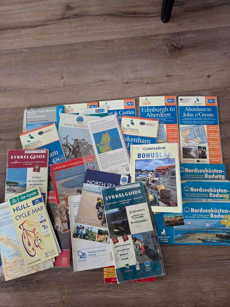 North Sea Cycle Routekaarten - Editie 2005