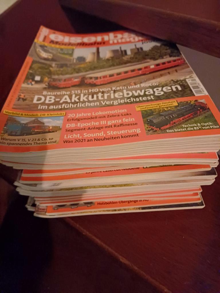Gratis af te halen: stapel Eisenbahn Magazin