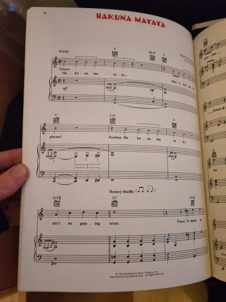 Lion King Bladmuziek - Zo Goed Als Nieuw!