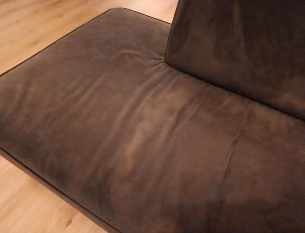 Hoekbank stof antracietkleur