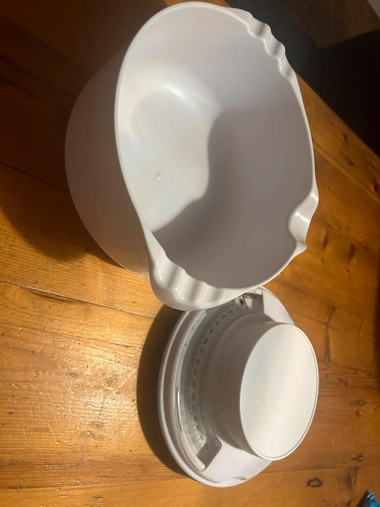 Keukenweegschaal met losse schaal