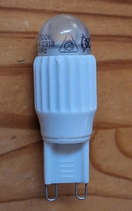 Vier stuks led capsule G9 2,2 W 2700K 230V