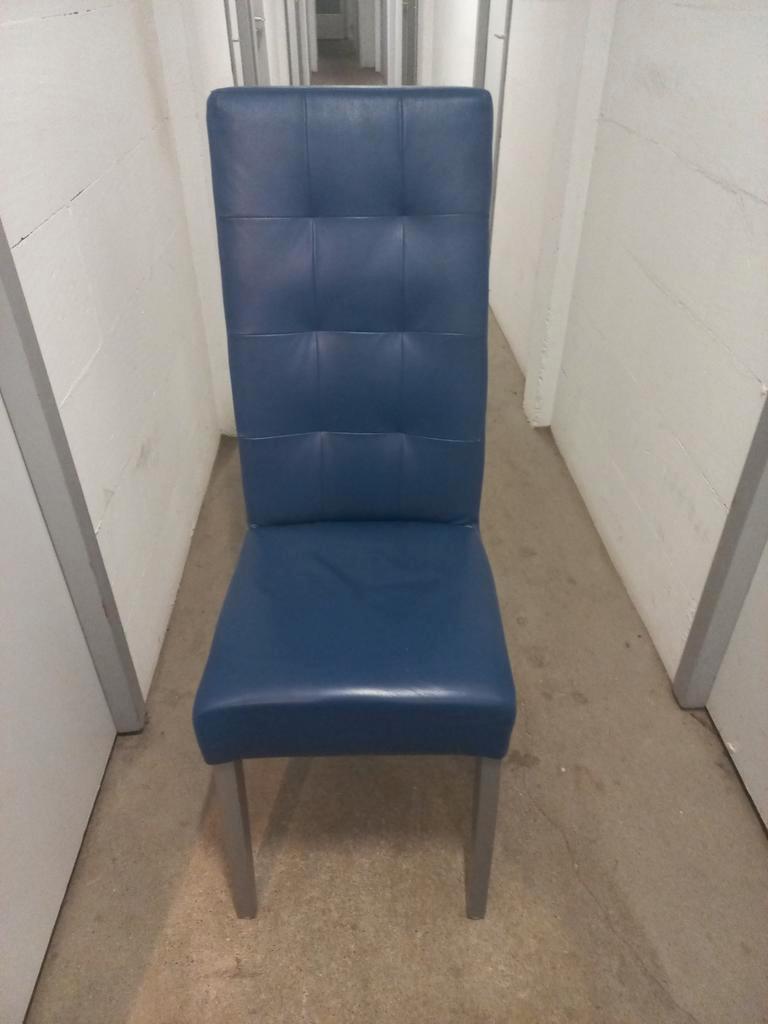 4 Mooie leren kamerstoelen - Gratis af te halen