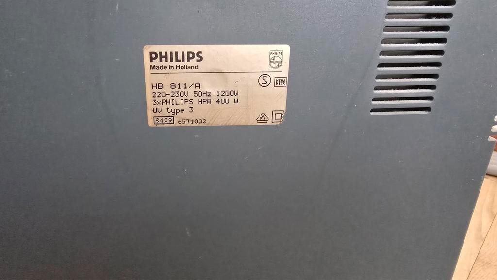 Philips Zonnebank HB 811/A - Overbodig