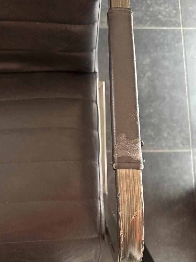 Eetkamerstoelen antraciet 4 stuks