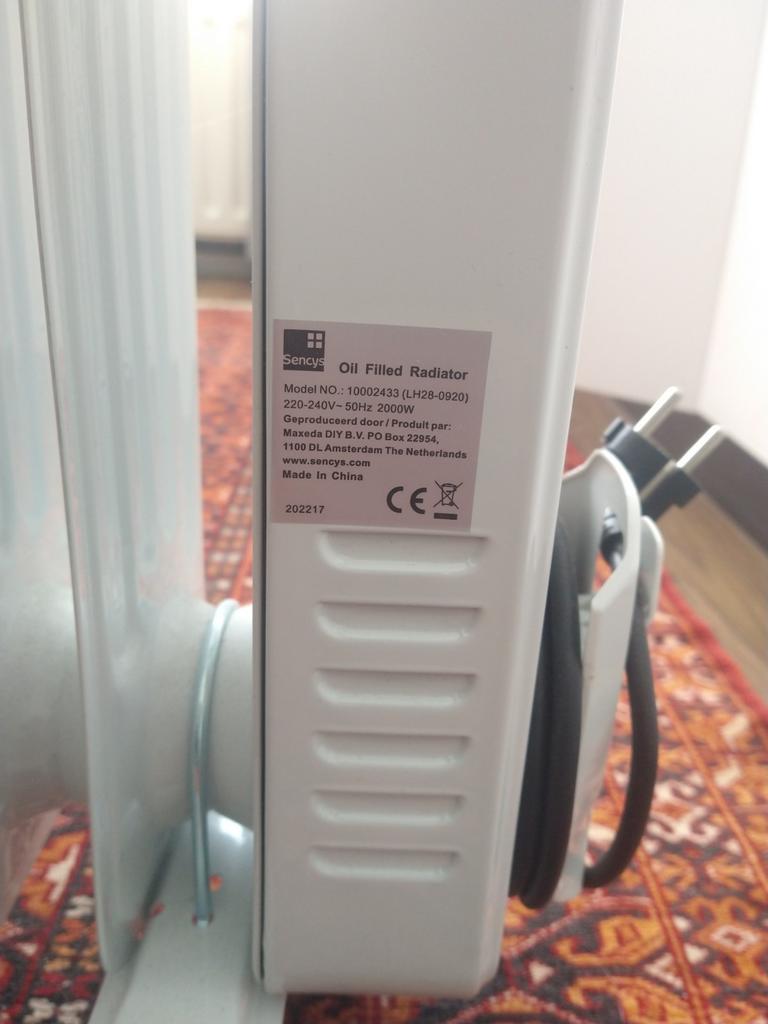 Elektrische olie radiator kachel zo goed als nieuw en Ideaal