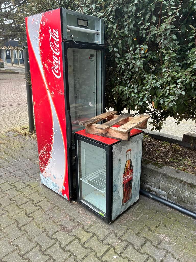 Defecte Coca-Cola Koelkast - Onderdelen of Reparatie