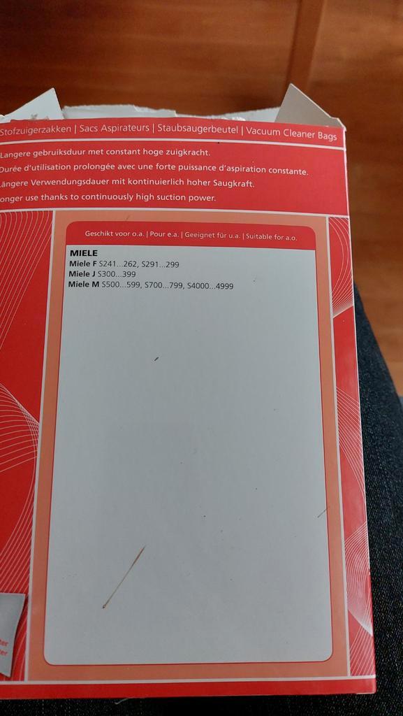 Stofzuigerzakken Miele 3x