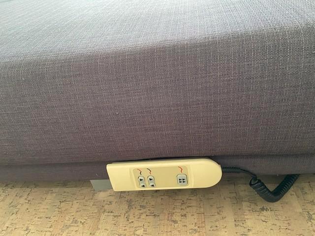 Elektrisch verstelbare boxen van boxspring