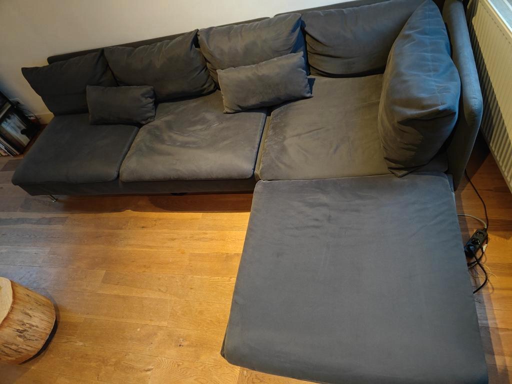 Ikea SÖDERHAMN vierzits hoekbank - Gebruikt