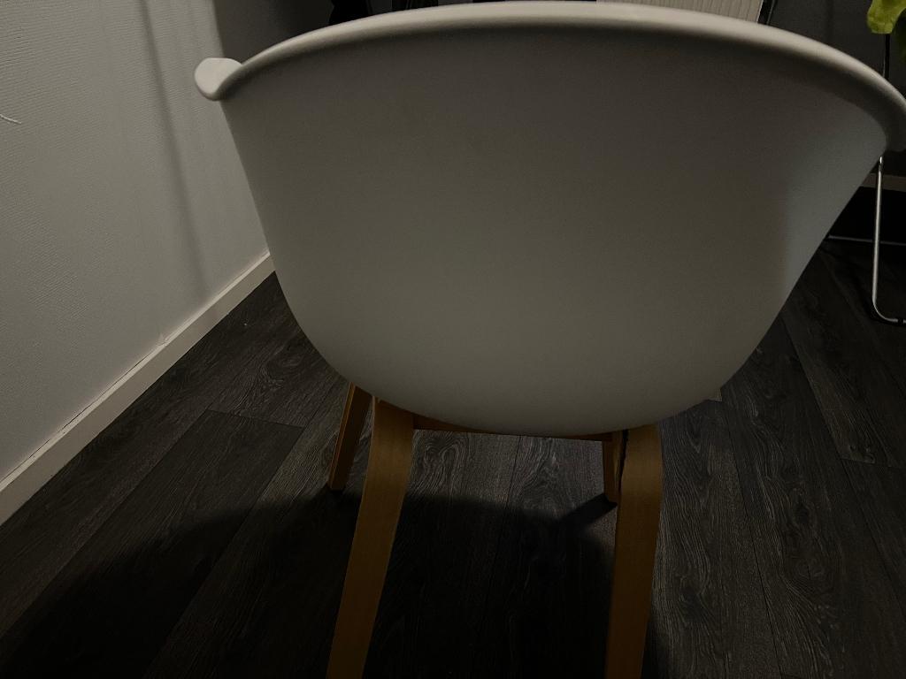 Kuip stoel wit - GRATIS