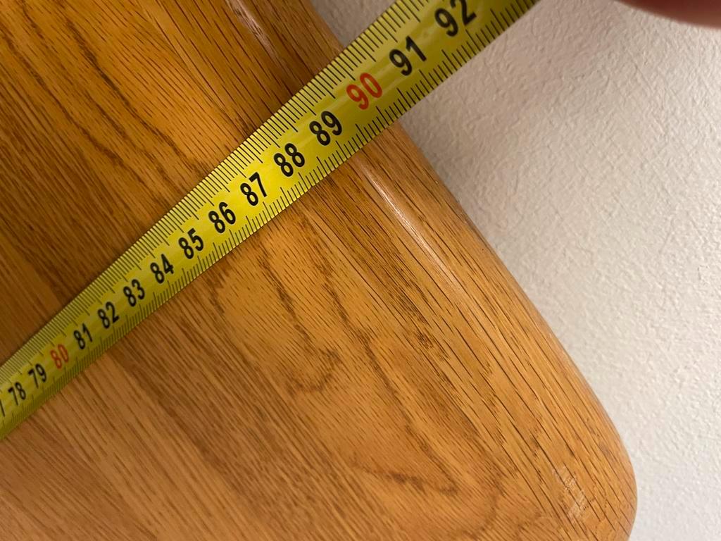 Massief houten tafel