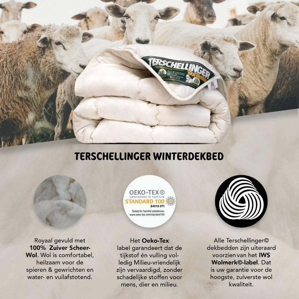 Gratis af te halen zgan wollen winterdekbed 260x220