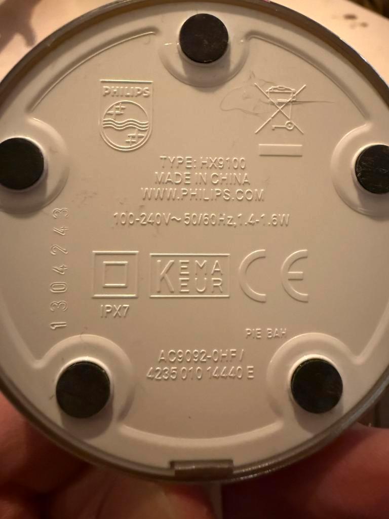 Philips Diamondclean HX9332 Oplaadglas & Reisetui