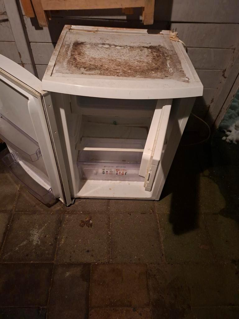 Gebruikte koelkast met vriesvak
