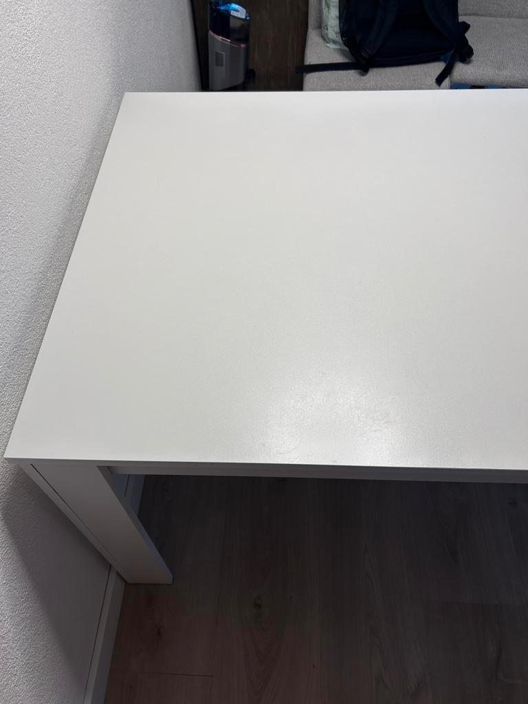 Witte Rechthoekige Eettafel/Keukentafel