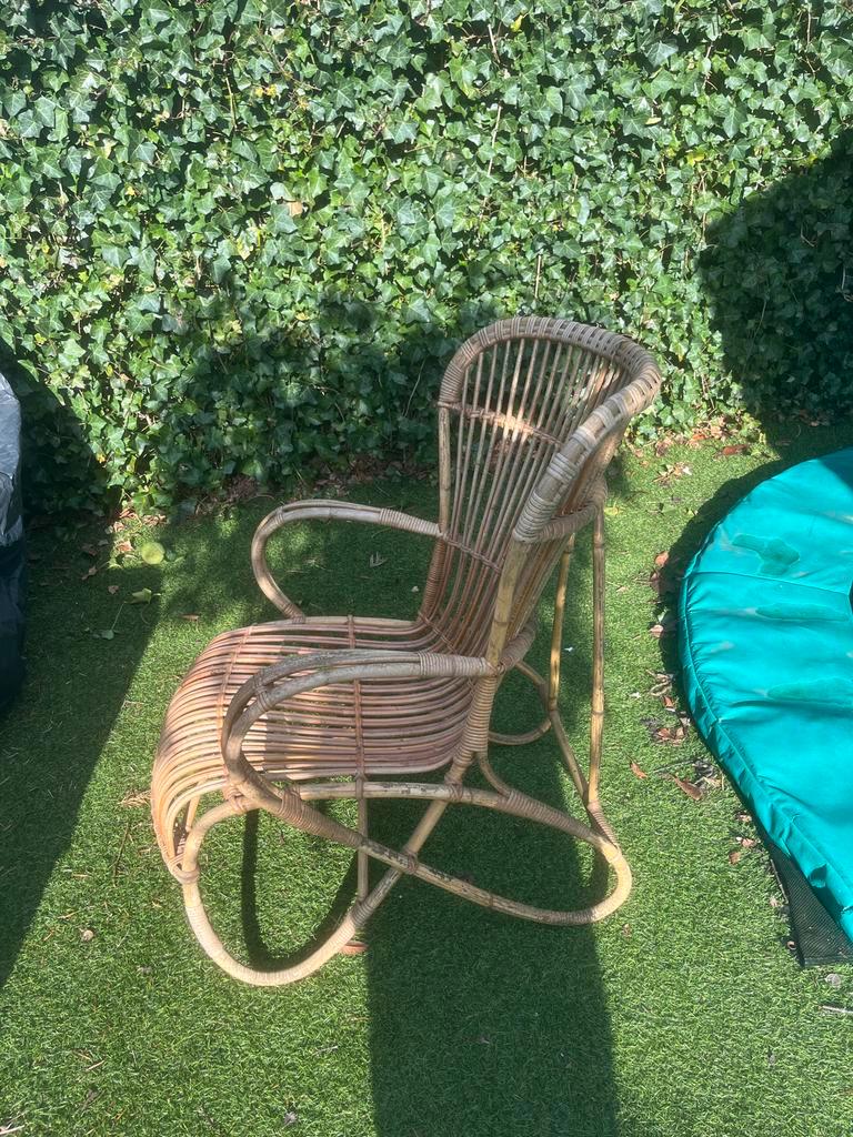 Rieten stoel - gratis af te halen